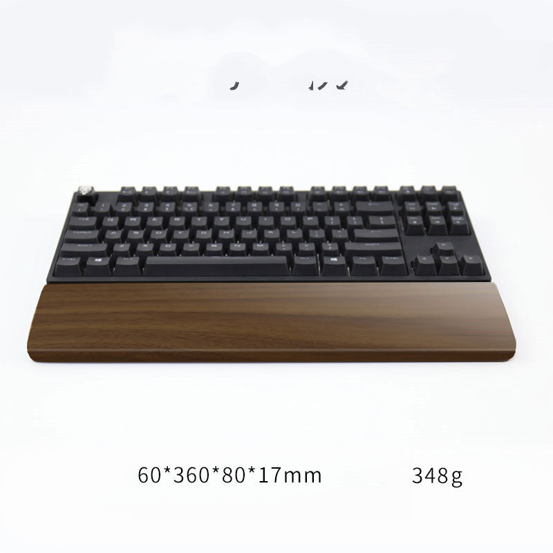 Ergonomic Solid Wood Wrist Rest for Mechanical Keyboard Home Office
