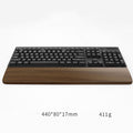 Ergonomic Solid Wood Wrist Rest for Mechanical Keyboard Home Office